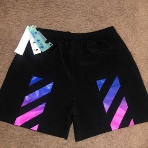 OFF-WHITE DIAG PULL-ON SHORTS (EXCLUSIVE)